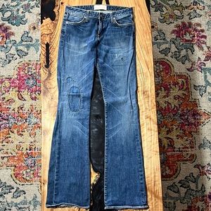 Paper Denim & Cloth Patchwork Jeans. Sz 28